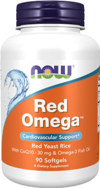 Red Omega 90 Softgels Now Foods, Cardiovascular, UK 