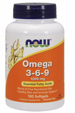 UK Buy Omega 3-6-9 1000 mg 100 Softgels, Now Foods