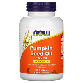 Uk buy Pumpkin Oil 1000mg 100 Softgels, Now Foods