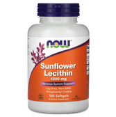 Sunflower Lecithin 1200 mg 100 sGels Now Foods, Nervous System