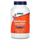 UK BuySunflower Lecithin 1200 mg, 200 Softgels, Now Foods