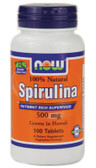 Spirulina 500 mg, 100 Tabs, Now Foods