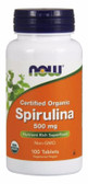 Spirulina 500 mg 100 Tabs, Now Foods
