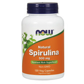 UK Buy Spirulina 500 mg, 120 Caps, Now Foods
