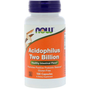 Buy Acidophilus 2 Billion, 100 Caps, Now Foods
