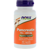 Pancreatin 2000 mg, 100 Caps, Now Foods