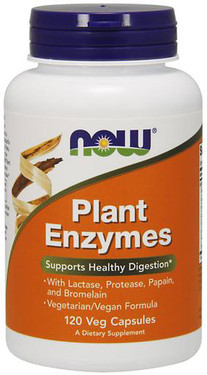 Plant Enzymes 120 Caps Now Foods, Digestion