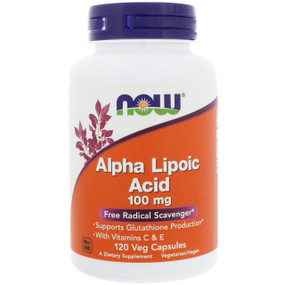 Alpha Lipoic Acid 100 mg 120 vCaps, Now Foods