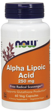 UK Buy Alpha Lipoic Acid, 250 mg, 60 Caps, Now Foods