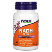 Now Foods NADH 10 mg 60 Caps, Fights Fatigue