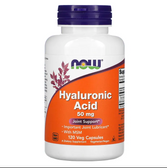 UK Buy Now Foods Hyaluronic Acid 50 mg MSM 120 Caps, Joints