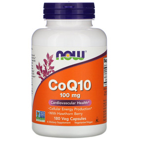 UK Buy CoQ10 100 mg, 180 Caps, Now Foods