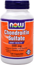 Chondroitin Sulfate 600 mg 120 Caps, Now Foods, Joints