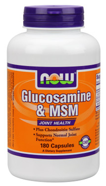 Now Foods Glucosamine & M.S.M 180 Caps, Joints