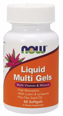 Liquid Multi Gels 60 Softgels, Now Foods Vitamins