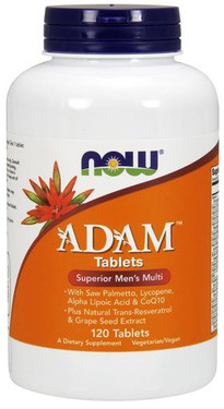 Buy Adam Superior Men's Multi-Vitamin 120 Tabs Now Foods