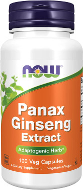 UK Buy Panax Ginseng 520 mg, 100 Caps, Now Foods, Energy 