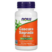 Cascara Sagrada 450 mg 100 Caps Now Foods, Constipation