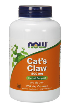 Cat's Claw 500 mg 250 Caps Now Foods, Una de Gato, Immune
