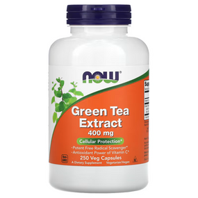 Green Tea Extract 400 mg  250 Caps, Now Foods