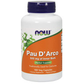 UK Buy Pau D' Arco 500 mg 100 Caps, Now Foods, Digestion