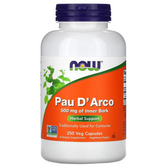 UK Buy Pau D' Arco, 500 mg, 250 Caps, Now Foods