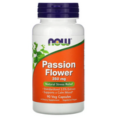 UK buy Passion Flower Extract 3.5% 90 Caps, Now Foods
