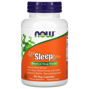 Sleep 90 Vegetarian Capsules, Now Foods, Restful Sleep