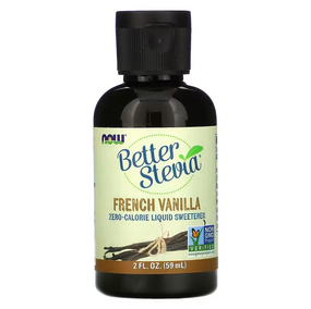 UK Buy Now Foods French Vanilla Liquid Stevia 2 oz,  Sweetener