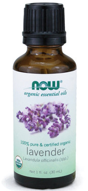 Organic Lavender Oil 1 oz Now Foods, Relaxation Aromatherapy