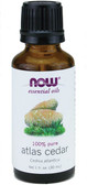 Now Foods Atlas Cedar Oil  Pure 1 oz, Calming Aroma