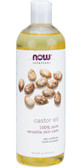 Castor Oil 16 oz Now Foods, Hair & Skin, Laxative