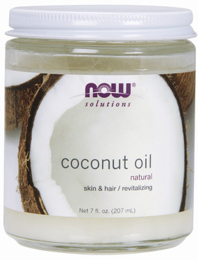 Coconut Oil Pure 7 oz Now Foods, Skin & Hair Moisturizer