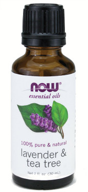 Lavender & Tea Tree Oil 1 oz Now Foods, Relaxing