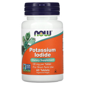 UK Buy Now Foods Potassium Iodide, 30 mg, 60 Tabs