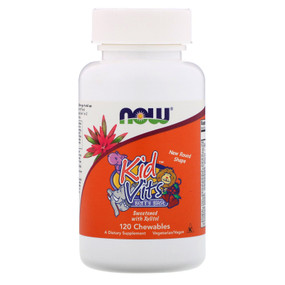 Kid Vits Berry Blast 120 Chewables, Now Foods