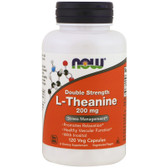 L-Theanine Double Strength 200 mg 120 Veggie Caps, Now Foods