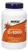 C-1000 Buffered C Sustained Release 180 Tabs, Now Foods