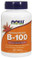B-100 Sustained Release 100 Tabs, Now Foods
