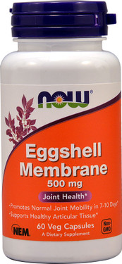 Eggshell Membrane 500 mg 60 Veggie Caps, Now Foods