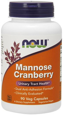 Mannose Cranberry 90 Veggie Caps, Now Foods