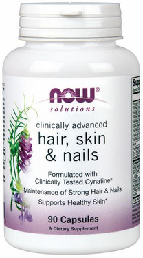 Solutions Hair Skin & Nails 90 Caps, Now Foods
