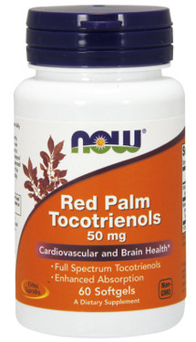 Red Palm Tocotrienols 50 mg 60 sGels, Now Foods