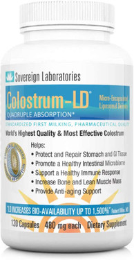 UK Buy Colostrum-LD 480mg 120 Caps Sovereign, Immune