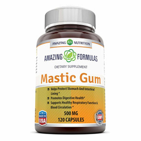 Buy UK Mastic Gum 500mg 120 Caps, Amazing Formulas