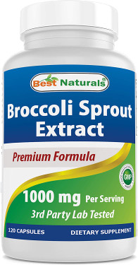 Uk Buy Broccoli Sprout Extract 1000mg, 120 Caps, Best Naturals