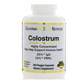 Buy UK Colostrum, 1000 mg, Highly Concentrated, 240 Veggie Caps