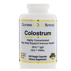 Buy UK Colostrum, 1000 mg, Highly Concentrated, 240 Veggie Caps