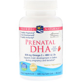Prenatal DHA Strawberry 500 mg, 90 Softgels, Nordic Naturals