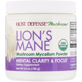 UK Lion's Mane Mushroom Mycelium, Mental Clarity & Focus, 3.5 oz, Fungi Perfecti